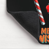 Santa Dunking Merry Swishmas Basketball Christmas  マウスパッド (コーナー)