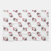 Santa Egg Christmas キッチンタオル (横)