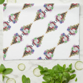 Santa Egg Christmas キッチンタオル (折り畳み)