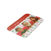 Santa & Elf Faces | North Pole Fun Christmas Bath バスマット (アングル)
