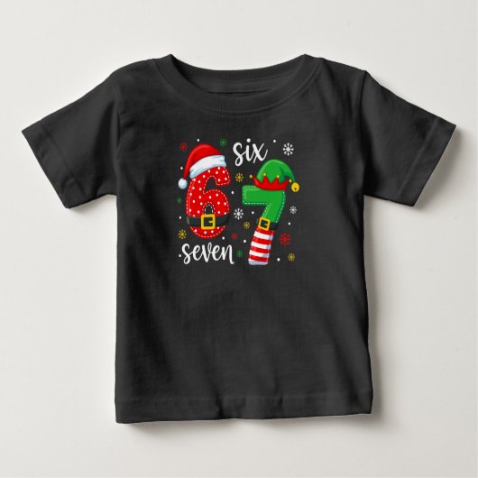 Santa & Elf Number 67 ベビーTシャツ (正面)