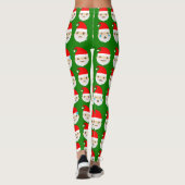 santa emoji emoticons leggings レギンス (裏面)