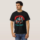Santa Express – Holiday Delivery Design Tシャツ (正面フル)