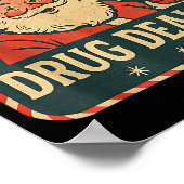 Santa Favorite Drug Er Christmas Pharmacist Health ポスター (角)