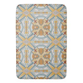 Santa Fe幾何学的タイルパターン バスマット (正面縦)