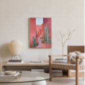 Santa Fe Cacti Boho Poster キャンバスプリント