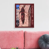 Santa Fe Chili Ristra with Shadows Canvas Print キャンバスプリント (インサイチュ (リビング))