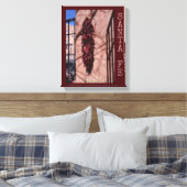 Santa Fe Chili Ristra with Shadows Canvas Print キャンバスプリント (インサイチュ (寝室))