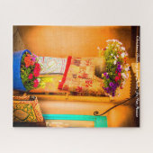 Santa Fe New Mexico.クリスマスグリーティング ジグソーパズル (横)