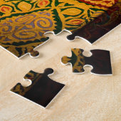 Santa Fe New Mexico.クリスマスグリーティング ジグソーパズル (側面)