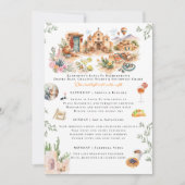 Santa Fe New Mexico Bachelorette Weekend Itinerary 招待状 (正面)