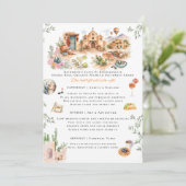 Santa Fe New Mexico Bachelorette Weekend Itinerary 招待状 (スタンド正面)