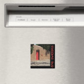 Santa Fe New Mexico Red DoorとAdobe Magnet マグネット (インサイチュ (食洗機))