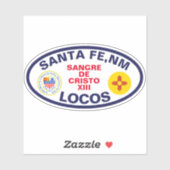 Santa Fe New Mexico Souvenir Sangre de Cristo シール (シート)