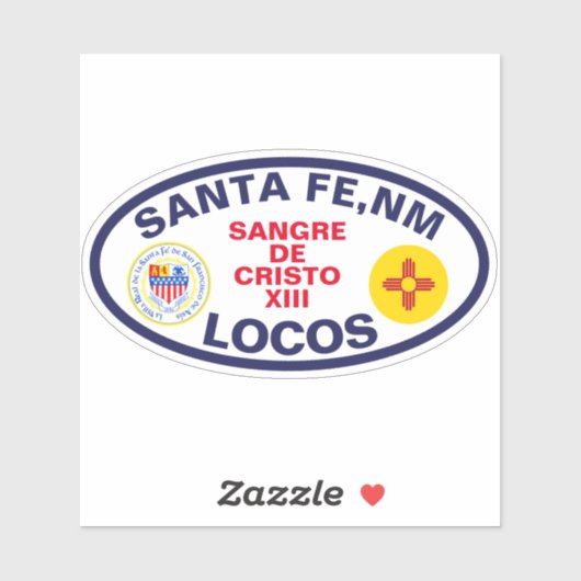 Santa Fe New Mexico Souvenir Sangre de Cristo シール (シート)
