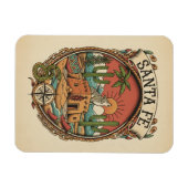 Santa Fe New Mexico Travel マグネット (横)