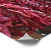 Santa Fe Red Chili Ristras New Mexicoポスター ポスター (角)
