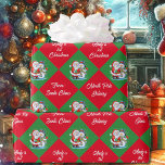 Santa First Christmas Personalize Nameより ラッピングペーパー<br><div class="desc">名前のパーソナライズSanta Claus 1stクリスマスラッピング紙</div>