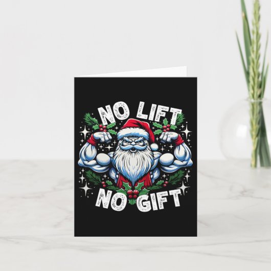 Santa Fitness Bodybuilding Christmas no Lift No Gi カード (正面)