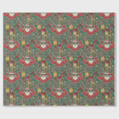 Santa Flex 6-7 Meme Christmas ラッピングペーパー (フラット)