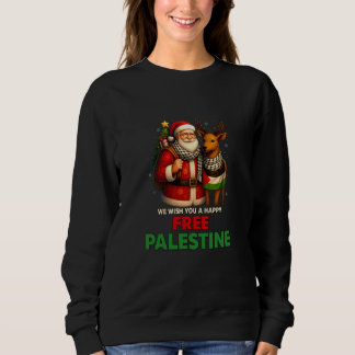Santa for Palestine – Christmas Peace スウェットシャツ