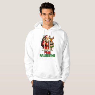 Santa for Palestine – Christmas Peace パーカ