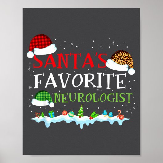 Santa Fun Favorite s Neurologist Fun ポスター (正面)