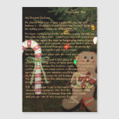 Santa Gingerbreadからの手紙5 x 7 (正面)