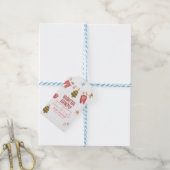 Santa Girl Boy Holiday Baby Shower   ギフトタグ (より糸付き)