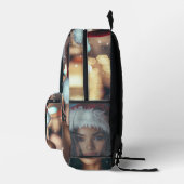 Santa Girl - Ho Ho Ho - Christmas プリントバックパック (右)