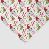 Santa Gnome and Stocking Christmas Pattern 薄葉紙 (詳細)