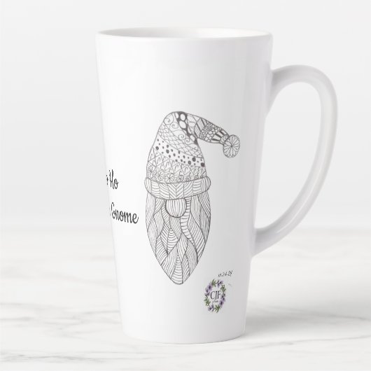 Santa Gnome Holiday Mug カフェラテマグ (右)