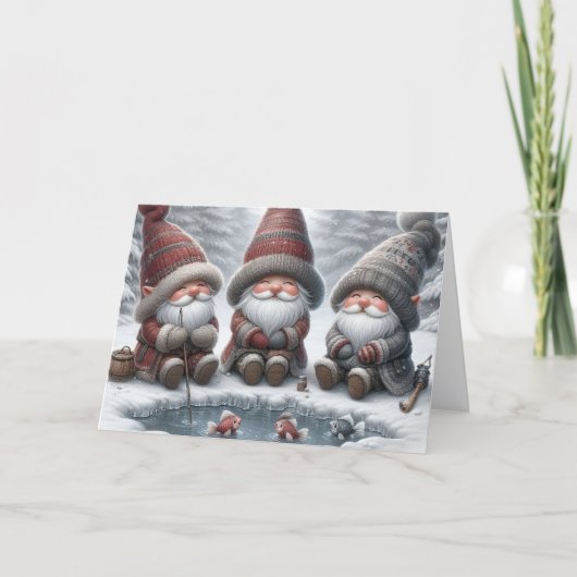 Santa Gnomes Ice Fishing シーズンカード (正面)