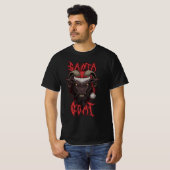 Santa Goat  Tシャツ (正面フル)