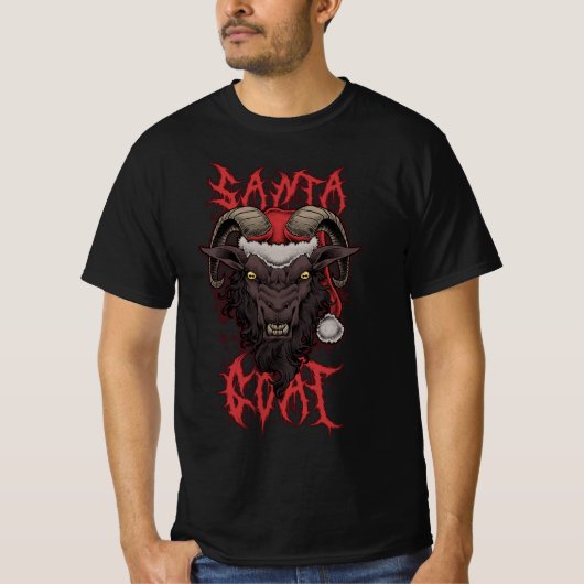Santa Goat  Tシャツ (正面)