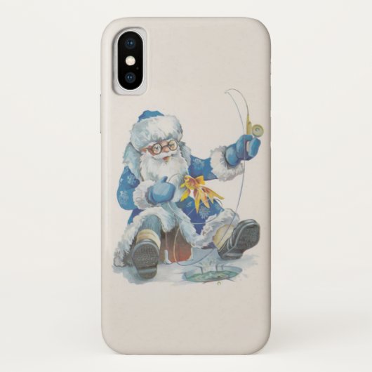 Santa Gone魚釣り(その他のオプション) - Case-Mate iPhoneケース (裏面)