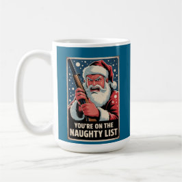 Santa Gun Naughty List Second Amendment コーヒーマグカップ