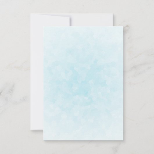 Santa HatのPink Flamingo RSVP (裏面)