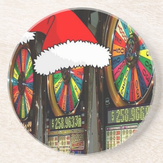 Santa Hatスロットマシン コースター (正面)