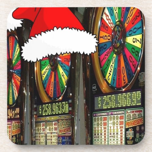Santa Hatスロットマシン コースター (正面)