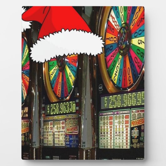 Santa Hatスロットマシン フォトプラーク (正面)