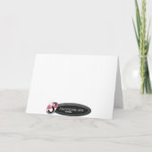 Santa Hatベビー第1回クリスマスグリーティングカード シーズンカード (裏面)