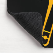 Santa Hat And Trombone Cool Christmas Novelty  マウスパッド (コーナー)