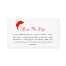 Santa Hat Baby Shower Bookリクエスト