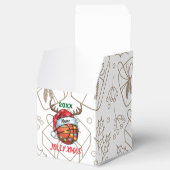 Santa Hat Basketball Reindeer Christmas Fun Sport フェイバーボックス (オープン)