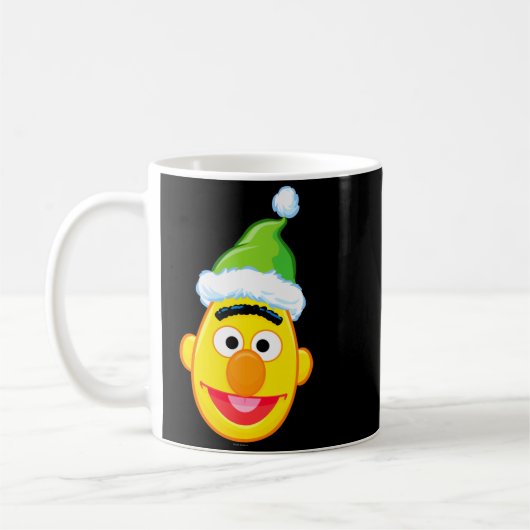 Santa Hat Bert  コーヒーマグカップ (左)