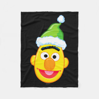 Santa Hat Bert フリースブランケット