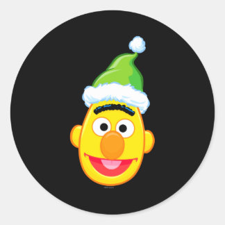 Santa Hat Bert ラウンドシール