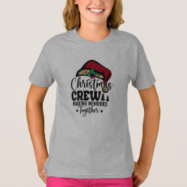 Santa Hat Christmas Crew Matching Family Tシャツ