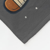 Santa Hat Christmas Ice Hockey Helmet Player Reind フリースブランケット (角)